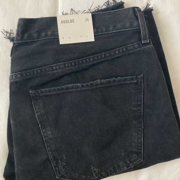 AGOLDE Cherie High Rise Straight in Distortion - Picture 8 of 10